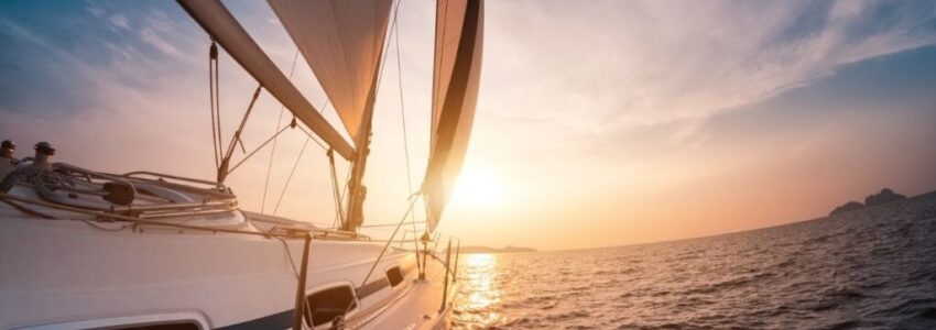 A picture of a yacht sailing from florida to bahamas