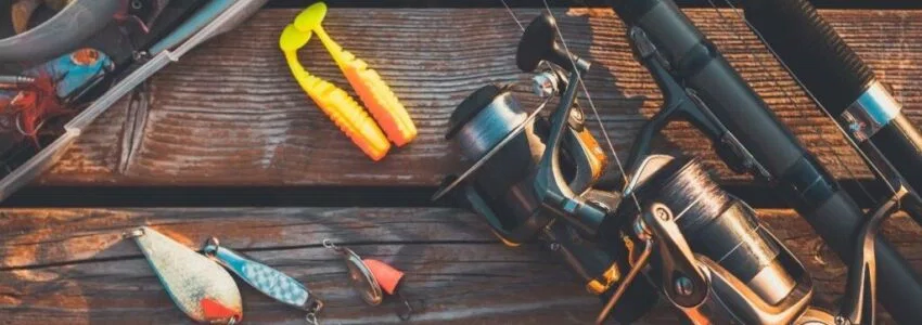 Fishing tools under the table