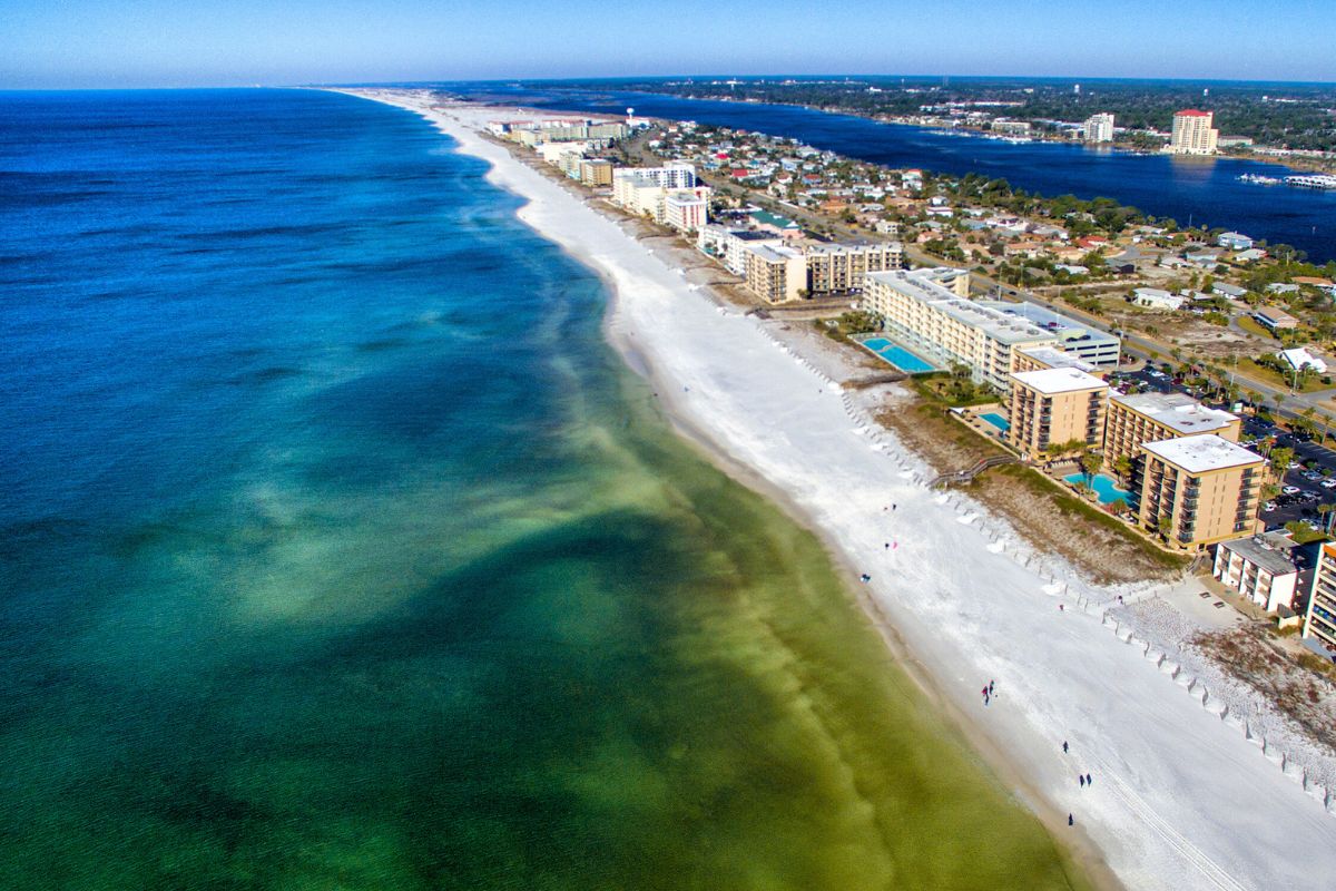 A view from the Florida Gulf Coast beaches.