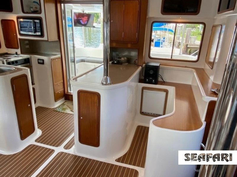 Interior image of Seafari yacht located in Boca Raton.