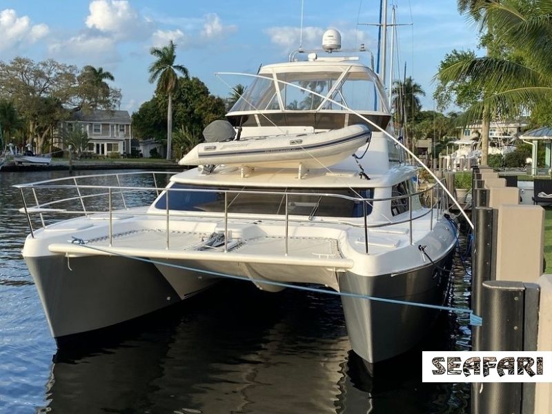 Exterior image of Seafari yacht located in Boca Raton.