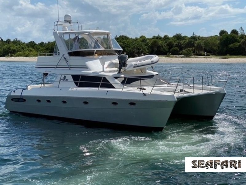 Exterior image of Seafari yacht located in Boca Raton.