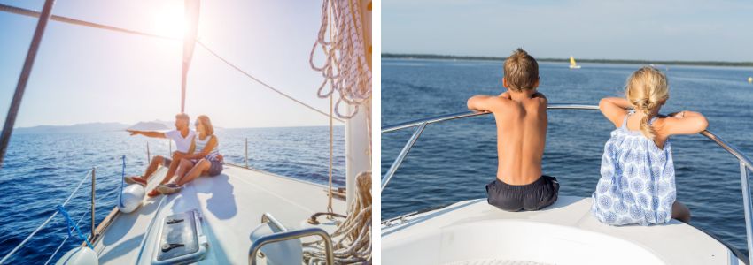 People enjoying living aboard their yacht.