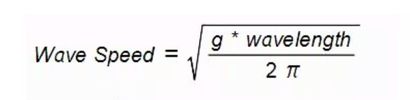 Wave speed equation