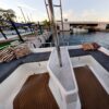 Seafari Boca Raton yacht outdoor lounge area.