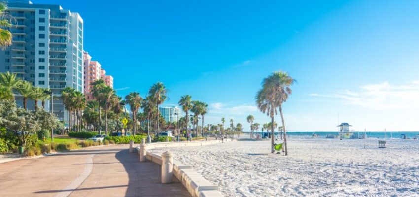 Lido Beach is in Lido Key, Florida, a barrier island directly west of St. Armands Key and Sarasota.