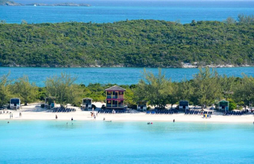 A view from Half Moon Cay.