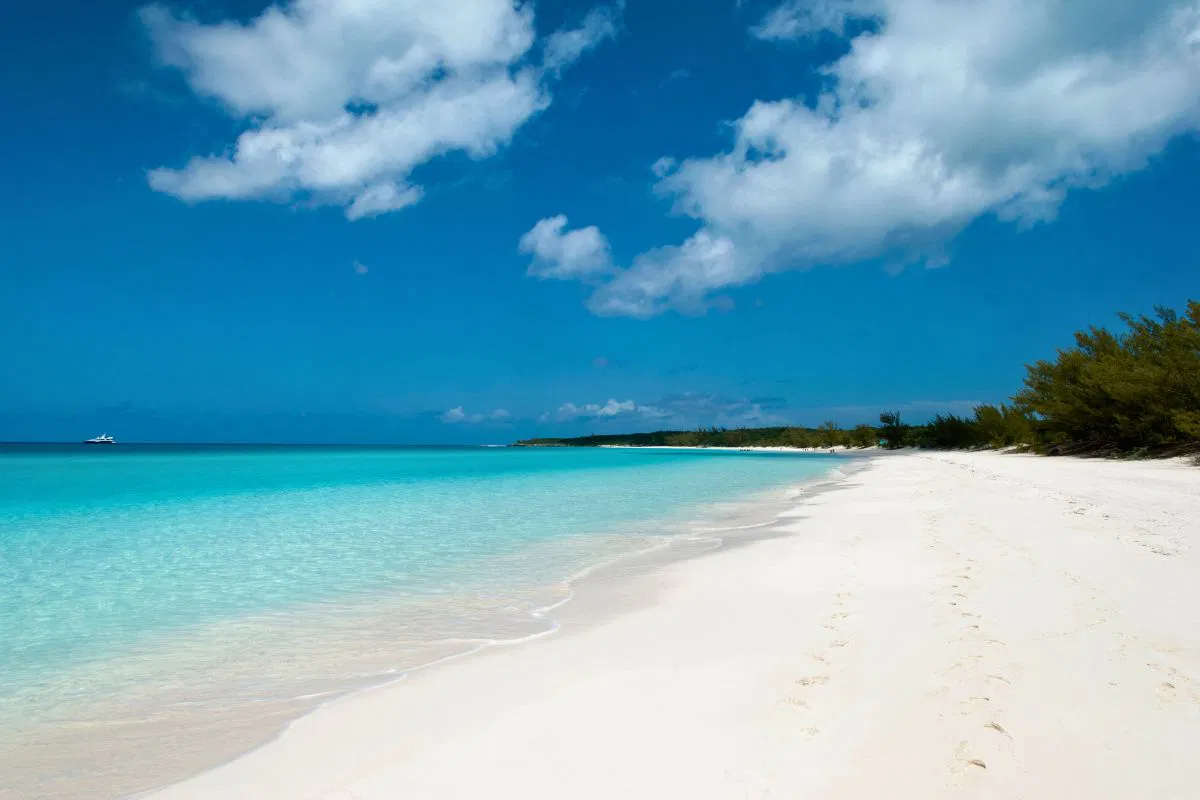 A view from Half Moon Cay.