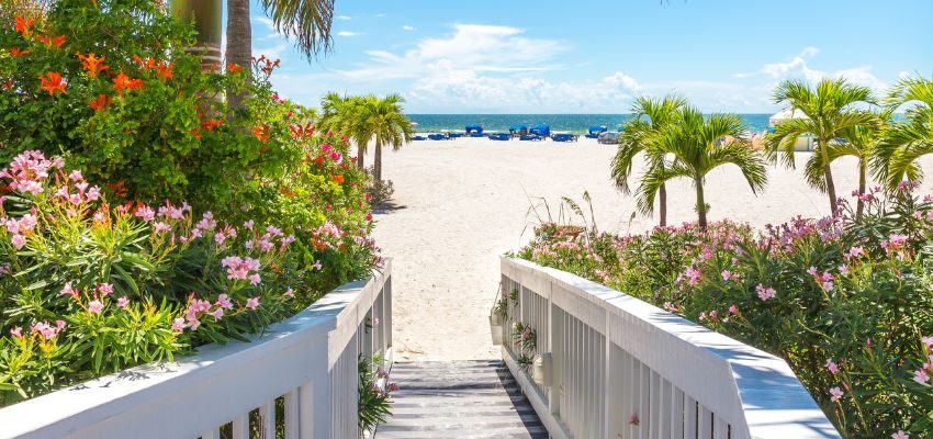 St. Pete Beach in Pinellas County is famous not only because it's one of the clearest beaches in Florida but also because of its vibrant atmosphere.
