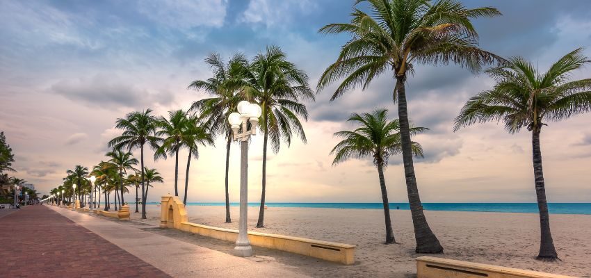 With its vibrant boardwalk, Hollywood Beach is a delightful destination that offers fun for the whole family.