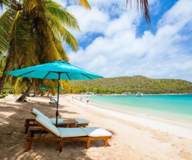 The Caribbean is a well-known destination for sun, sea, and wind. It's located southeast of the Gulf of Mexico and the North American mainland.