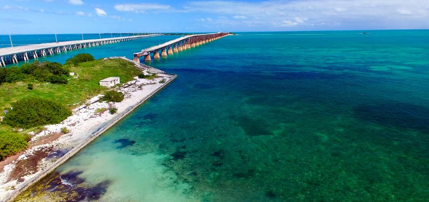Revel in the beauty of Bahia Honda State Park, famous for its picturesque beaches and crystal-clear waters.